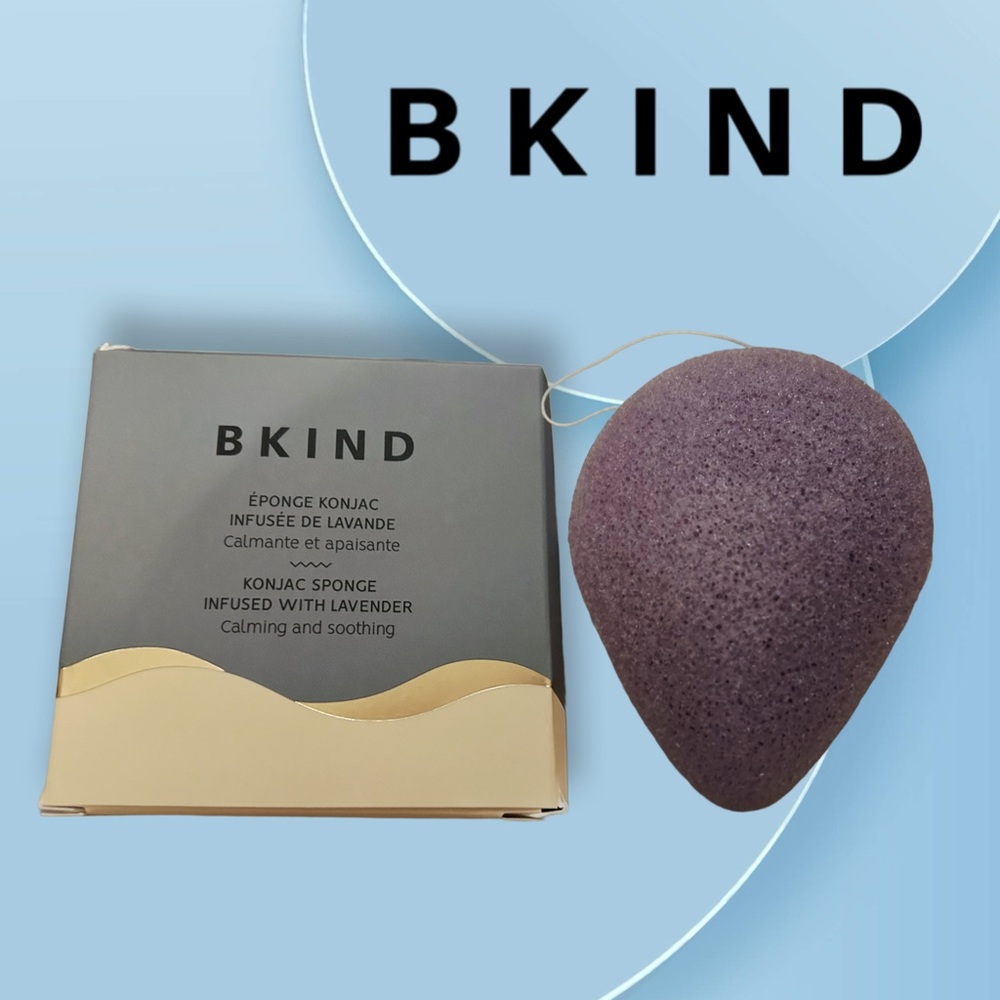 🇨🇦🆕📦*BNIB* BKIND | FULL | Cleansing Konjac Sponge - Calming Lavender 🌱
